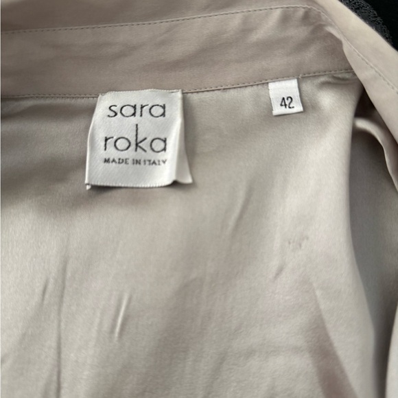 Sara Roka Chic Beige, Black $ Silver Floral Pencil Dress - Picture 2 of 12